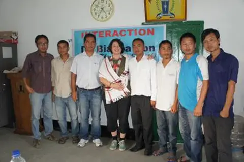 Dr Biancason and Team Khawvaiphei