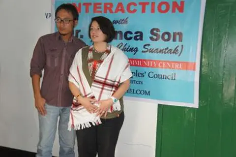 Dr Biancason and SN John 